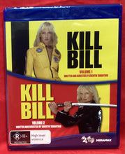 Load image into Gallery viewer, KILL BILL  - VOLUME 1 AND 2 - BLU RAY  (NEW / SEALED)
