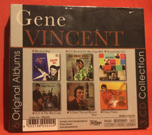 Load image into Gallery viewer, GENE VINCENT - 6 ORIGINAL ALBUMS - 3 CD COLLECTION (NEW/SEALED)
