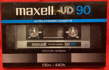 Load image into Gallery viewer, MAXELL UD 90 MINUTE - BLANK CASSETTE  - NEW/ SEALED
