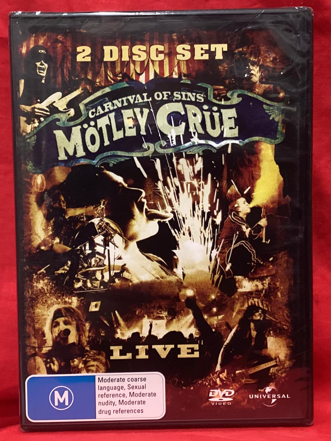 MOTLEY CRUE - CARNIVAL OF SINS - 2 DISCS (NEW/ SEALED)