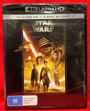 Load image into Gallery viewer, STAR WARS - THE FORCE AWAKENS -  4K ULTRA HD  &amp; 2 DISC BLU-RAY (NEW/ SEALED)

