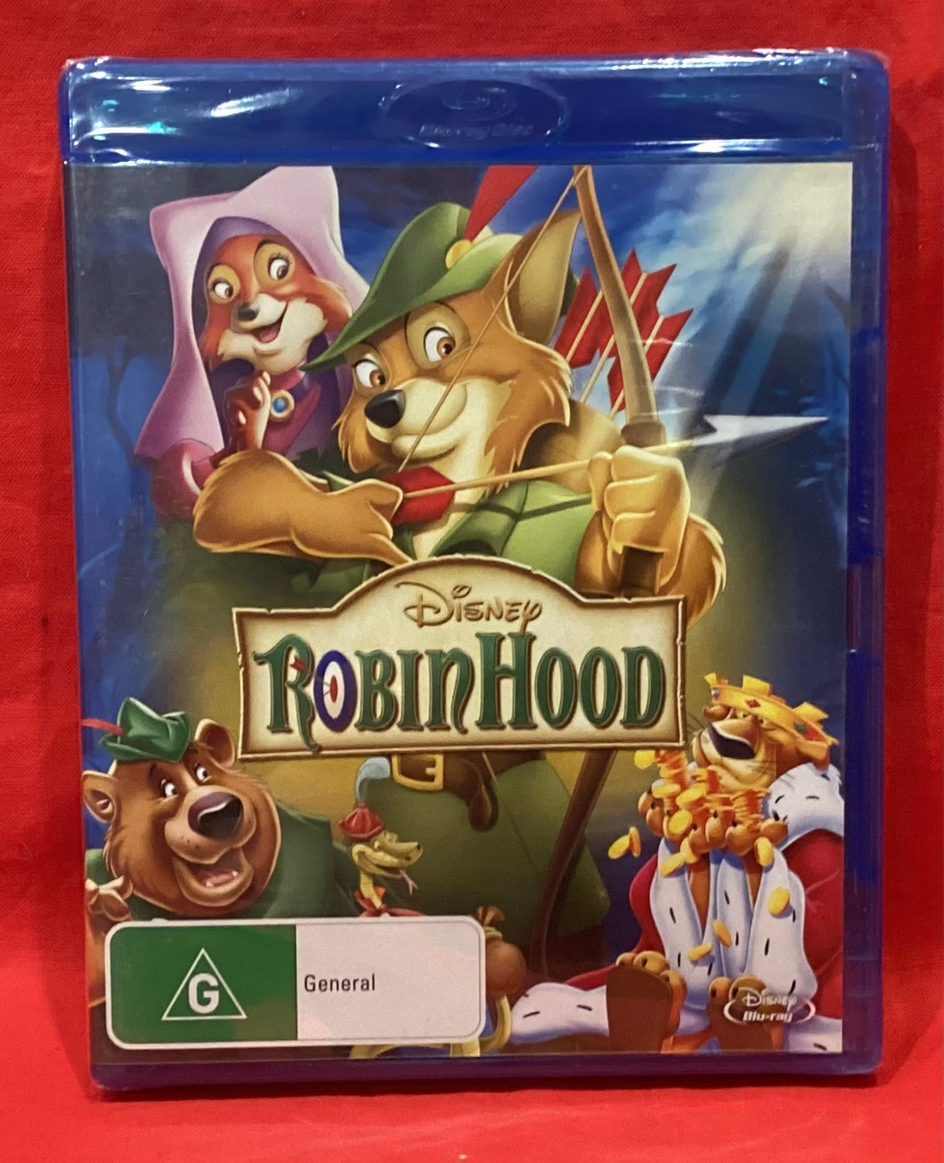 WALT DISNEY - ROBIN HOOD - BLU-RAY (NEW/ SEALED)