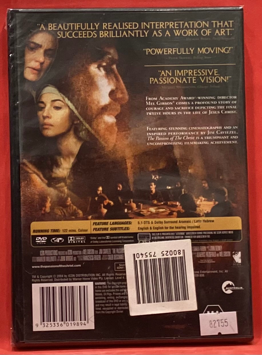 THE PASSION OF THE CHRIST - DVD (NEW / SEALED) – Dixon Recycled