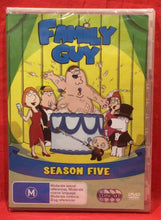 Load image into Gallery viewer, FAMILY GUY - COMPLETE SEASON FIVE - DVD (NEW / SEALED)

