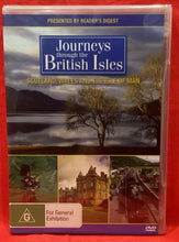 Load image into Gallery viewer, JOURNEYS THROUGH THE BRITISH ISLES -  SCOTLAND, WALES AND THE ISLE OF MAN  - DVD (NEW / SEALED)
