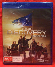 Load image into Gallery viewer, STAR TREK DISCOVERY - SEASON 3 - 4 DISC BLU-RAY  (NEW/ SEALED)
