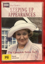 Load image into Gallery viewer, KEEPING UP APPEARANCES - SERIES 3 &amp; 4 - DVD (NEW/ SEALED)
