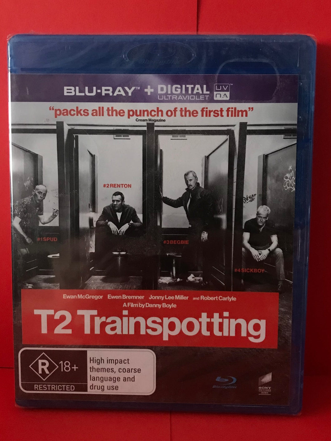 T2 TRAINSPOTTING - BLU-RAY DVD (SEALED)
