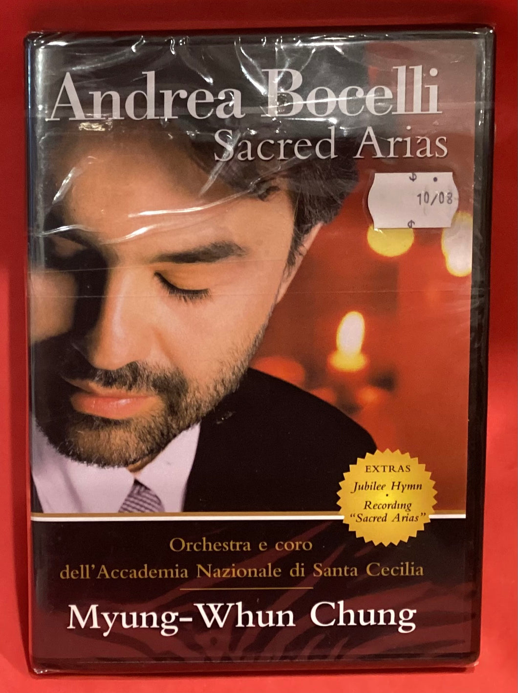 ANDREA BOCELLI - SACRED ARIAS - DVD (NEW / SEALED)