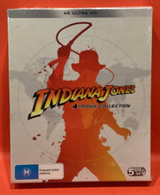 Load image into Gallery viewer, INDIANA JONES - 4 MOVIE COLLECTION -  4K ULTRA HD (NEW/ SEALED)
