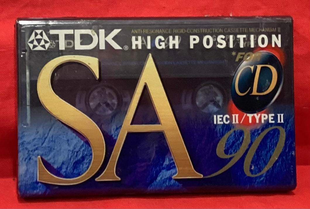 TDK SA90   -   BLANK CASSETTE (NEW/ SEALED)