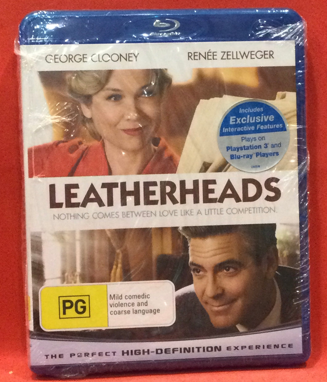 LEATHERHEADS - BLU RAY (NEW / SEALED)