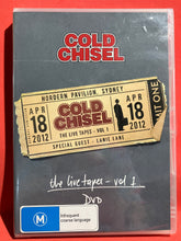 Load image into Gallery viewer, cold chisel live tapes vol 1 dvd
