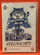Load image into Gallery viewer, AFL GEELONG CATS - PREMIERS 2022 - DVD (NEW/ SEALED)

