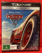 Load image into Gallery viewer, CARS 3   -  4K ULTRA HD  (NEW/ SEALED)
