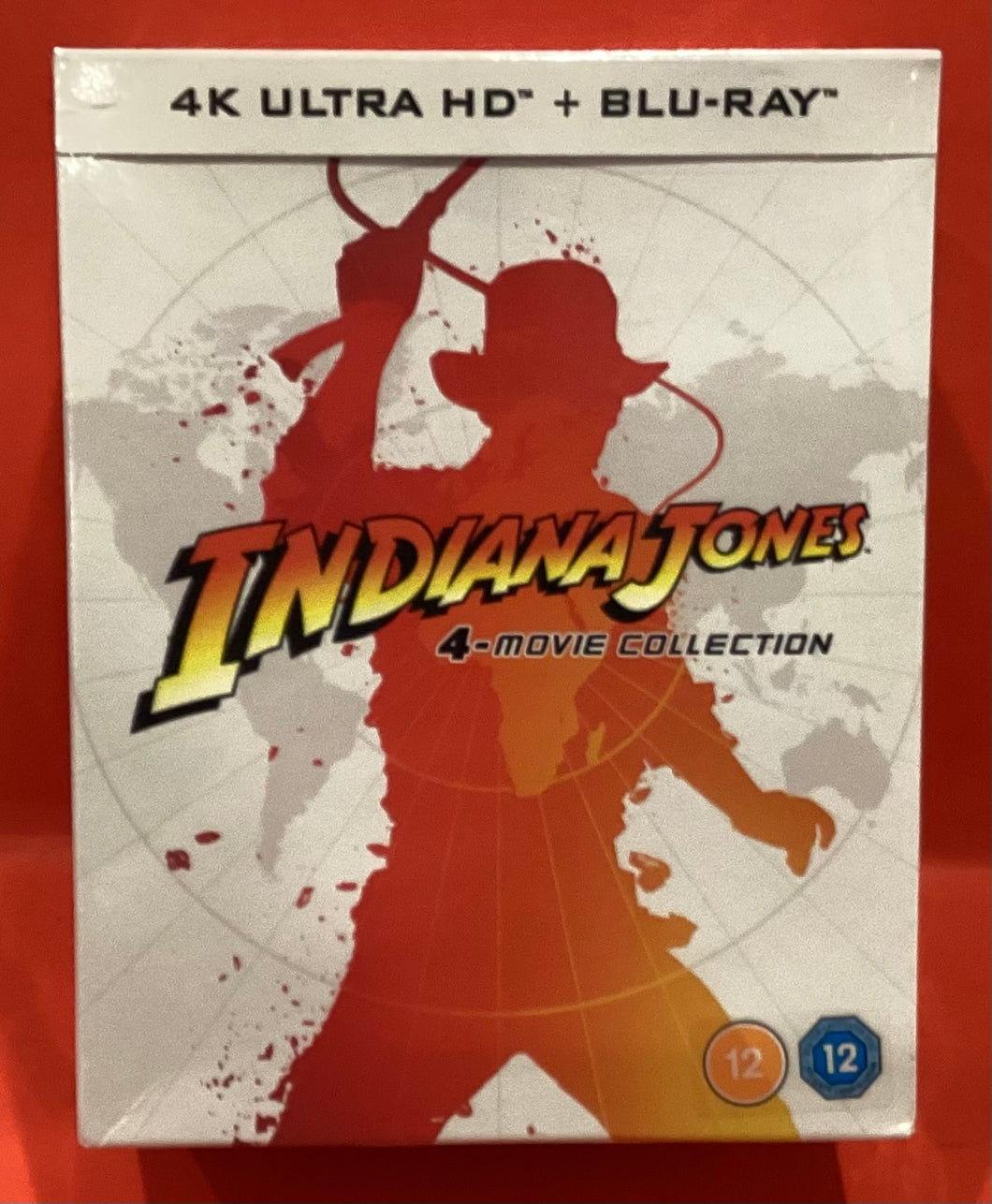 INDIANA JONES - 4 MOVIE COLLECTION  -  4K ULTRA HD  &  BLU-RAY  - LTD EDITION STEELBOOK (NEW/ SEALED)