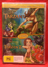 Load image into Gallery viewer, TARZAN &amp; TARZAN 2  - DISNEY CLASSICS -   - DVD (NEW/ SEALED)

