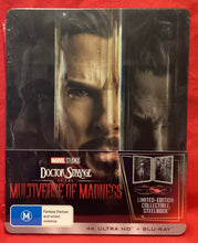 Load image into Gallery viewer, DOCTOR STRANGE IN THE MULTIVERSE OF MADNESS - STEELBOOK  -  4K ULTRA HD &amp; BLU-RAY  (NEW/ SEALED)
