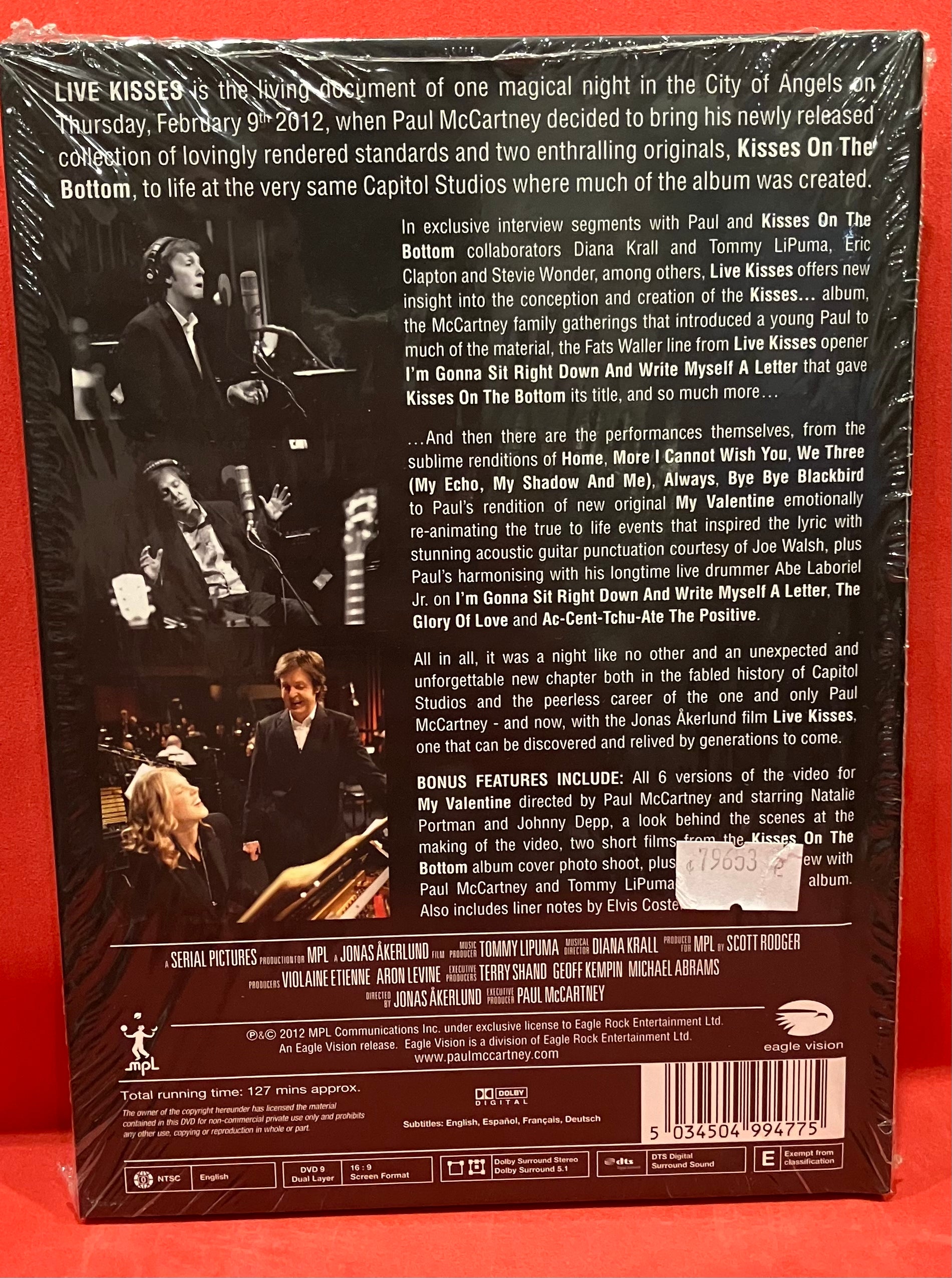 PAUL McCARTNEY - LIVE KISSES DVD (NEW / SEALED) – Dixon Recycled