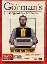 Load image into Gallery viewer, DAVE GORMAN - GOOGLEWHACK ADVENTURE - DVD (NEW/ SEALED)
