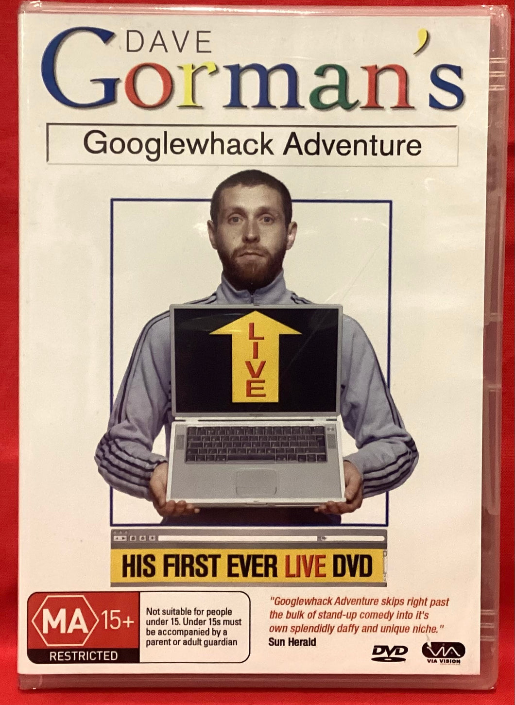DAVE GORMAN - GOOGLEWHACK ADVENTURE - DVD (NEW/ SEALED)