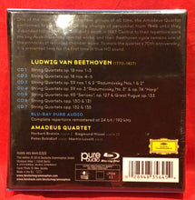 Load image into Gallery viewer, AMADEUS QUARTET - BEETHOVEN - THE STRING QUARTETS - 7X CD + BLU-RAY PURE AUDIO BOX SET -  CLASSICAL (NEW/SEALED)
