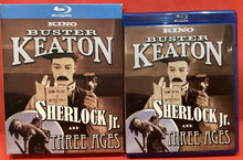 Load image into Gallery viewer, BUSTER KEATON - SHERLOCK JR (1923) &amp; THREE AGES (1924) - BLU-RAY - KINO
