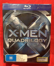 Load image into Gallery viewer, X-MEN QUADRILOGY - 4 MOVIES - 8 DISCS  - BLU RAY (NEW / SEALED)
