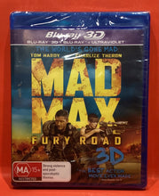 Load image into Gallery viewer, MAD MAX FURY ROAD - 3D BLU-RAY  &amp; BLU-RAY (NEW/ SEALED)

