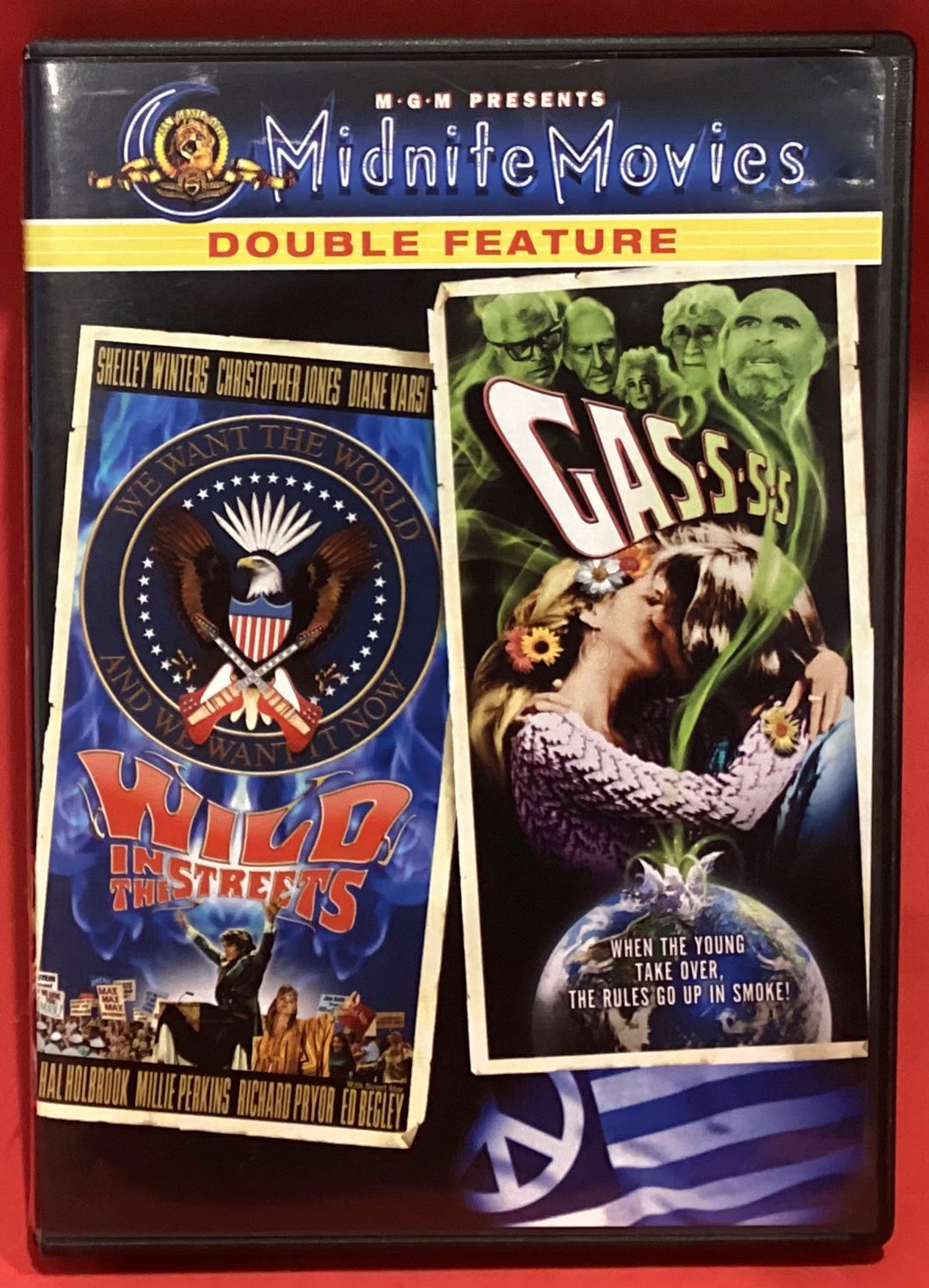 WILD IN THE STREETS + GAS-S-S-S - DVD - MIDNIGHT MOVIES - CULT COMEDY SCI -FI