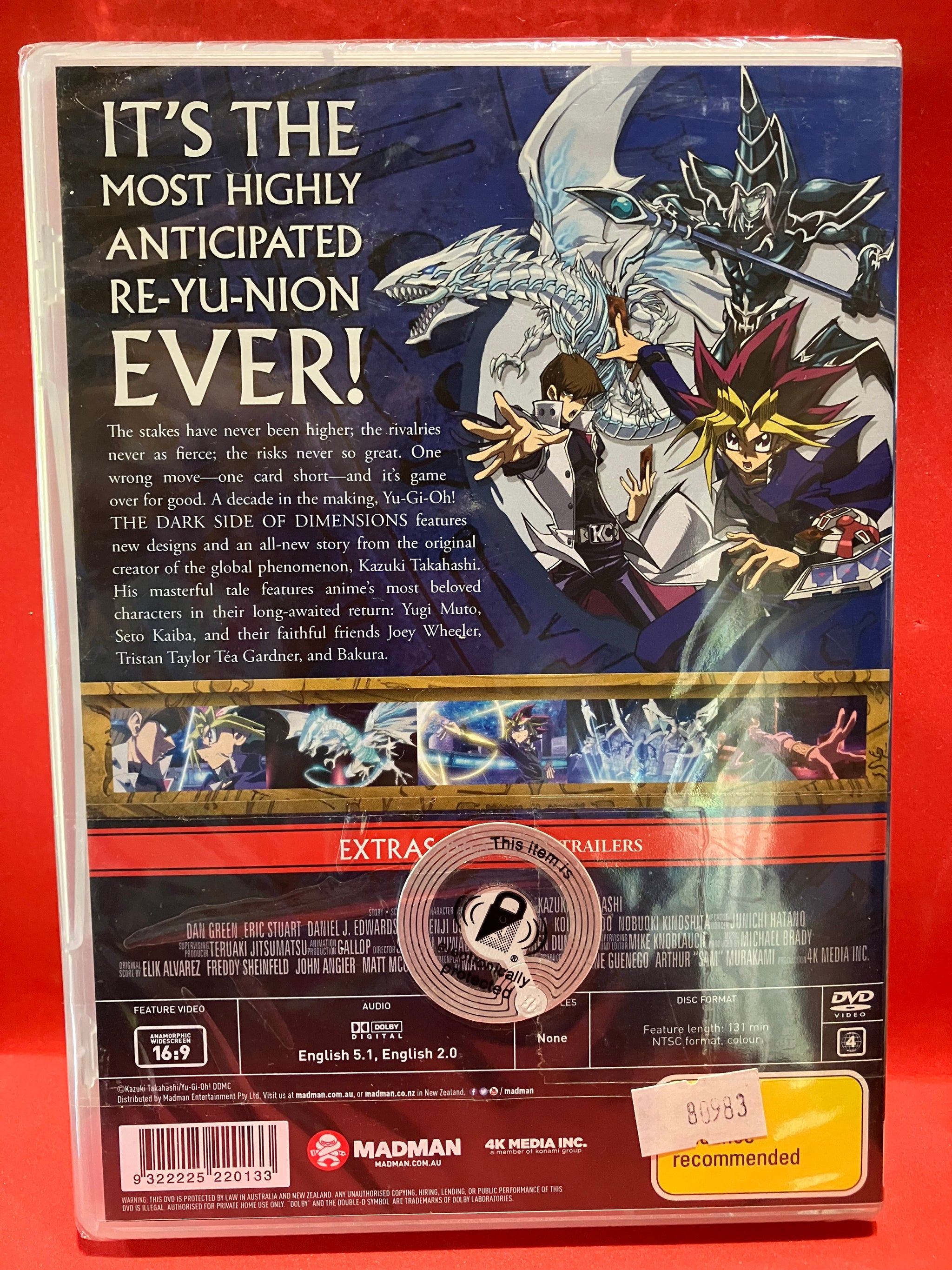 YU GI OH! THE DARK SIDE OF DIMENSIONS - DVD (SEALED) Dixon Recycled Records YU GI OH! THE DARK SIDE OF DIMENSIONS - DVD (SEALED) Dixon Recycled Records