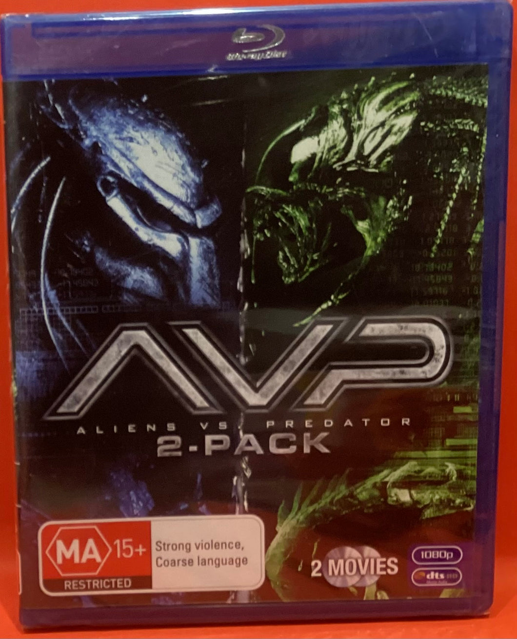 AVP - ALIENS VS PREDATOR 2-PACK - BLU RAY (NEW/ SEALED)