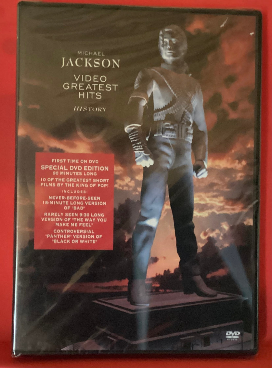 MICHAEL JACKSON - HISTORY - VIDEO GREATEST HITS - DVD (NEW/SEALED)