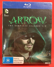 Load image into Gallery viewer, ARROW - THE COMPLETE SEASONS 1 -3 - BLU-RAY (SEALED)
