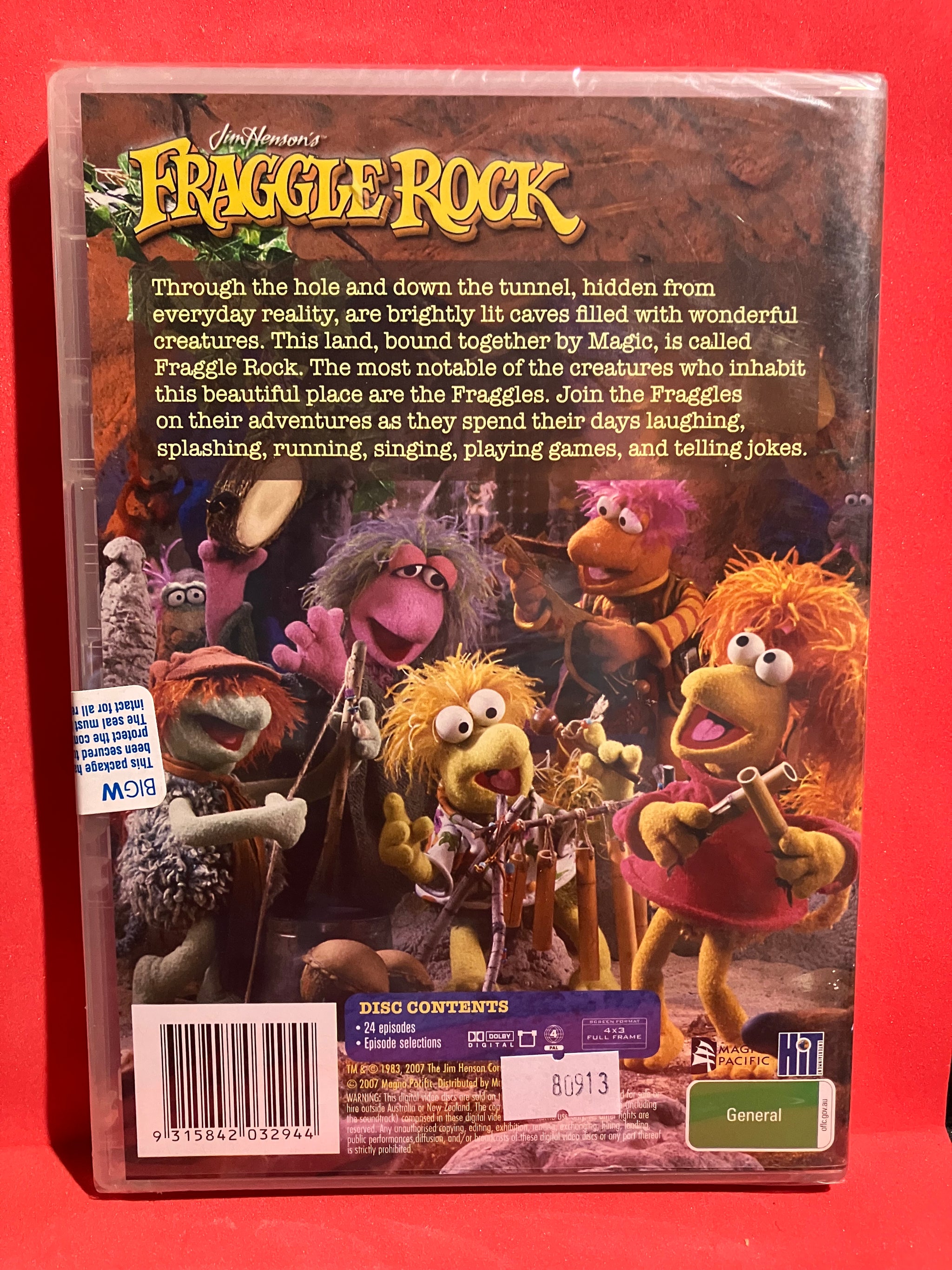 FRAGGLE ROCK (JIM HENSON) - COMPLETE 2ND SEASON DVD (SEALED