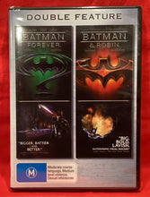 Load image into Gallery viewer, BATMAN FOREVER / BATMAN &amp; ROBIN - DOUBLE FEATURE DVD (NEW/ SEALED)

