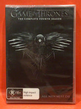 Load image into Gallery viewer, GAME OF THRONES - COMPLETE FOURTH SEASON - DVD (NEW / SEALED)
