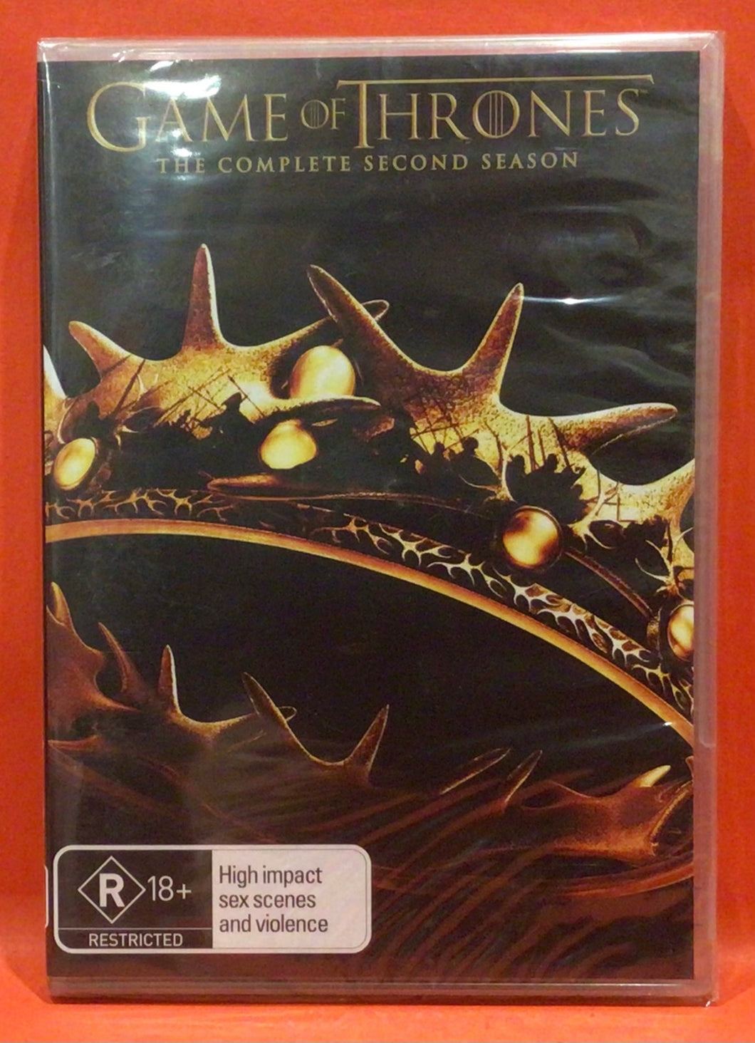GAME OF THRONES - COMPLETE SECOND SEASON - DVD (NEW / SEALED)