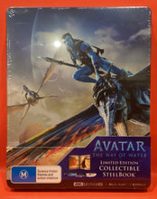 Load image into Gallery viewer, AVATAR - THE WAY OF THE WATER  -  4K ULTRA HD &amp; BLU-RAY  -  STEELBOOK (NEW/ SEALED)
