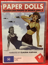 Load image into Gallery viewer, PAPER DOLLS - AUSTRALIAN PINUPS OF WORLD WAR 2  - DVD (NEW/ SEALED)
