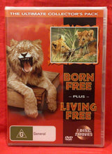 Load image into Gallery viewer, BORN FREE / LIVING FREE - DVD (NEW/SEALED)
