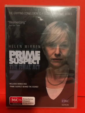 PRIME SUSPECT 7 THE FINAL ACT DVD