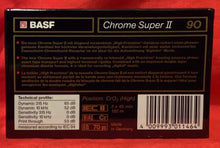Load image into Gallery viewer, BASF SUPER CHROME II 90 - BLANK CASSETTE - BRAND NEW
