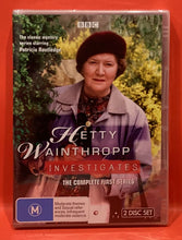 Load image into Gallery viewer, HETTY WAINTHROPP INVESTIGATES - COMPLETE FIRST SERIES - DVD  (NEW/SEALED)
