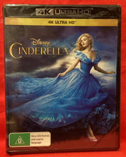 Load image into Gallery viewer, CINDERELLA (LIVE ACTION)    -  4K ULTRA HD  (NEW/ SEALED)
