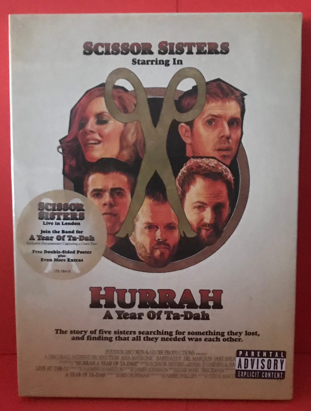 SCISSOR SISTERS - HURRAH - A YEAR OF TA-DAH - DVD (SEALED)