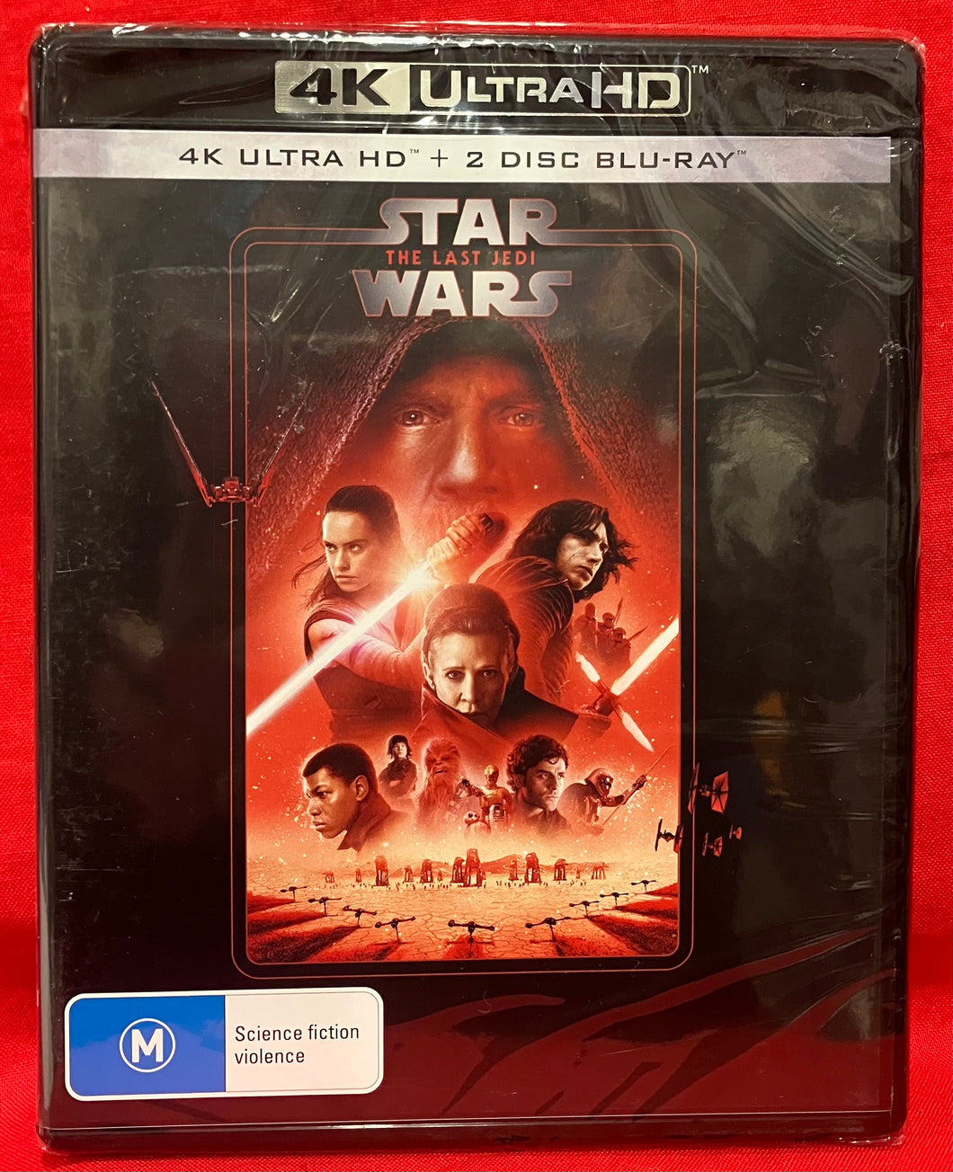STAR WARS - THE LAST JEDI  -  4K ULTRA HD  & 2 DISC BLU-RAY (NEW/ SEALED)