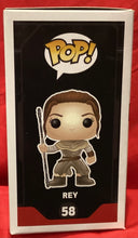 Load image into Gallery viewer, FUNKO POP!  - REY- STAR WARS #58  - NEW IN BOX
