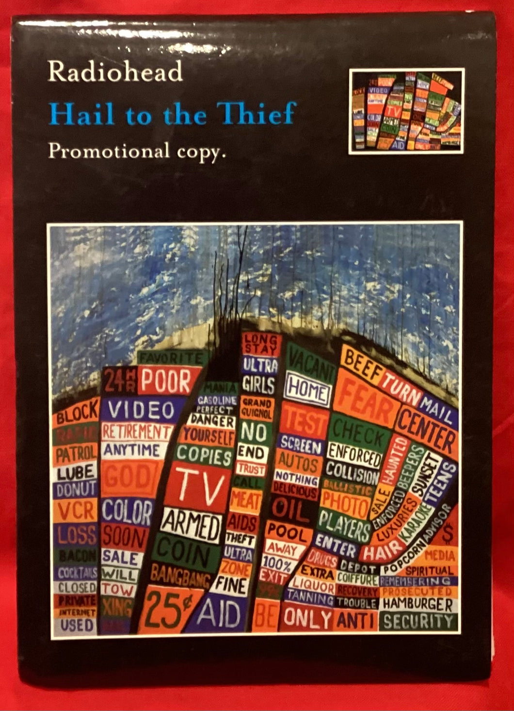 RADIOHEAD - HAIL TO THE THIEF - CD - PROMOTIONAL COPY