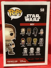 Load image into Gallery viewer, FUNKO POP!  - REY- STAR WARS #58  - NEW IN BOX
